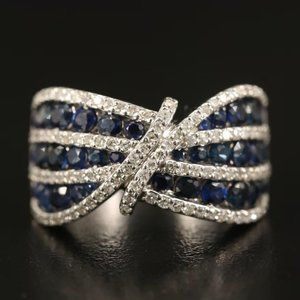 EFFY 14K Sapphire and Diamond Ring